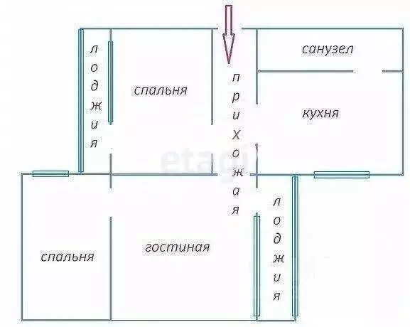 3-к кв. Приморский край, Владивосток ул. Стрельникова, 10 (71.0 м) - Фото 1