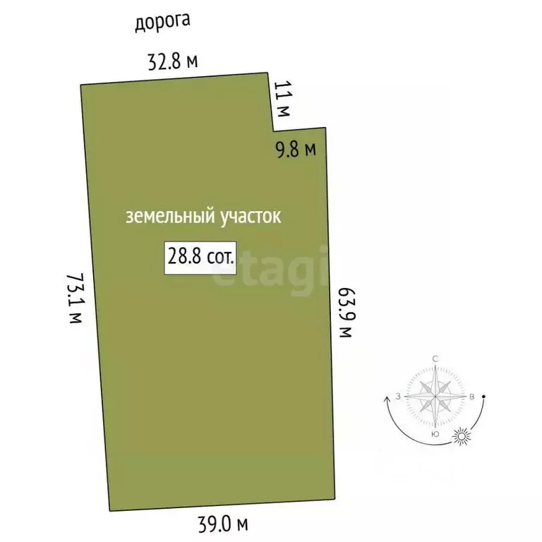 Участок в Тюменская область, Тюменский муниципальный округ, д. Ушакова ... - Фото 2