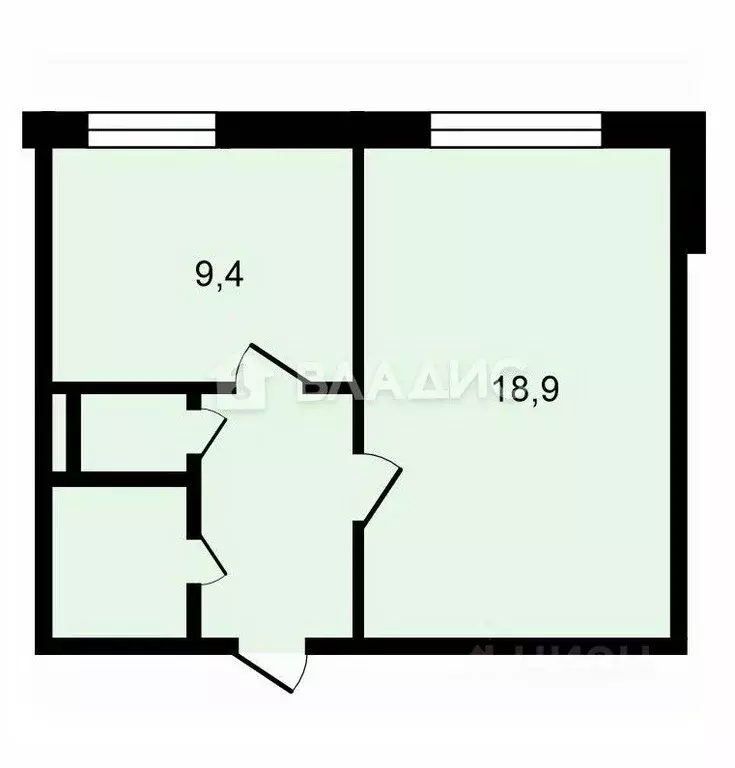 1-к кв. Липецкая область, Липецк ул. 50 лет НЛМК, 23 (37.1 м) - Фото 1