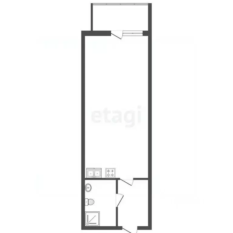 Студия Ленинградская область, Мурино Всеволожский район, бул. ... - Фото 2