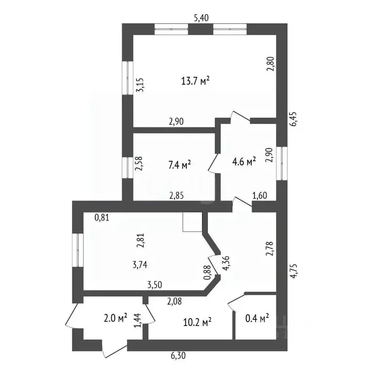 Дом в Амурская область, Благовещенск Кузнечная ул., 209 (48 м) - Фото 0