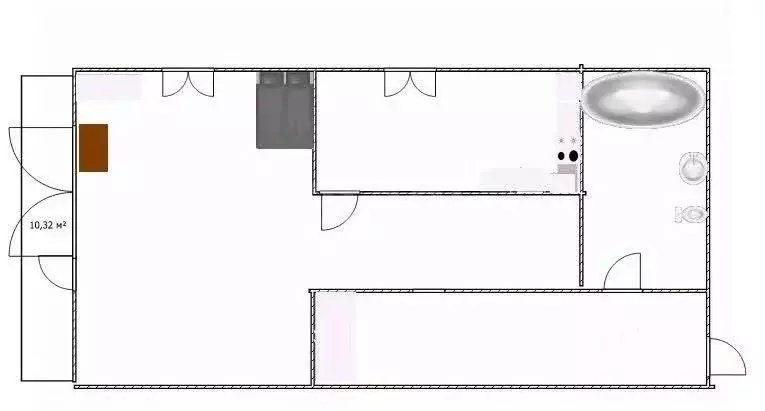 1-к кв. Сахалинская область, Холмск Советская ул., 11 (29.1 м) - Фото 2