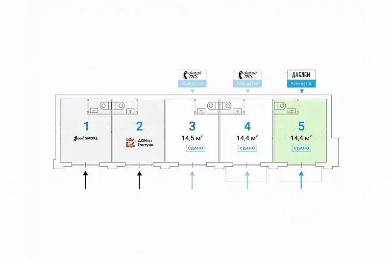 Торговая площадь в Москва Ленинградский просп., 62С26 (14 м) - Фото 1