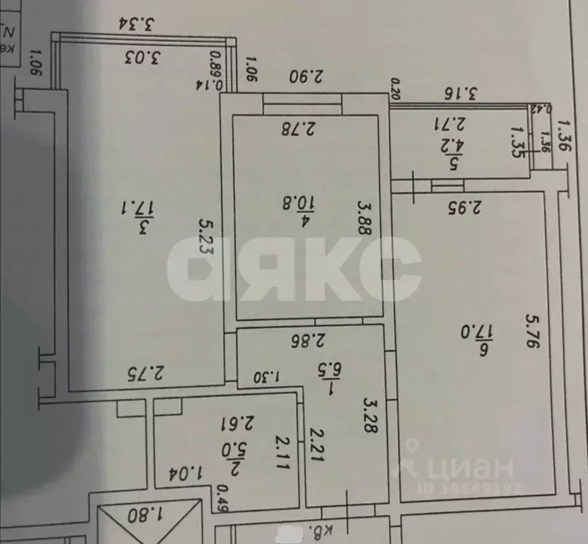 2-к кв. Краснодарский край, Анапа Парковая ул., 79к1 (60.6 м) - Фото 2