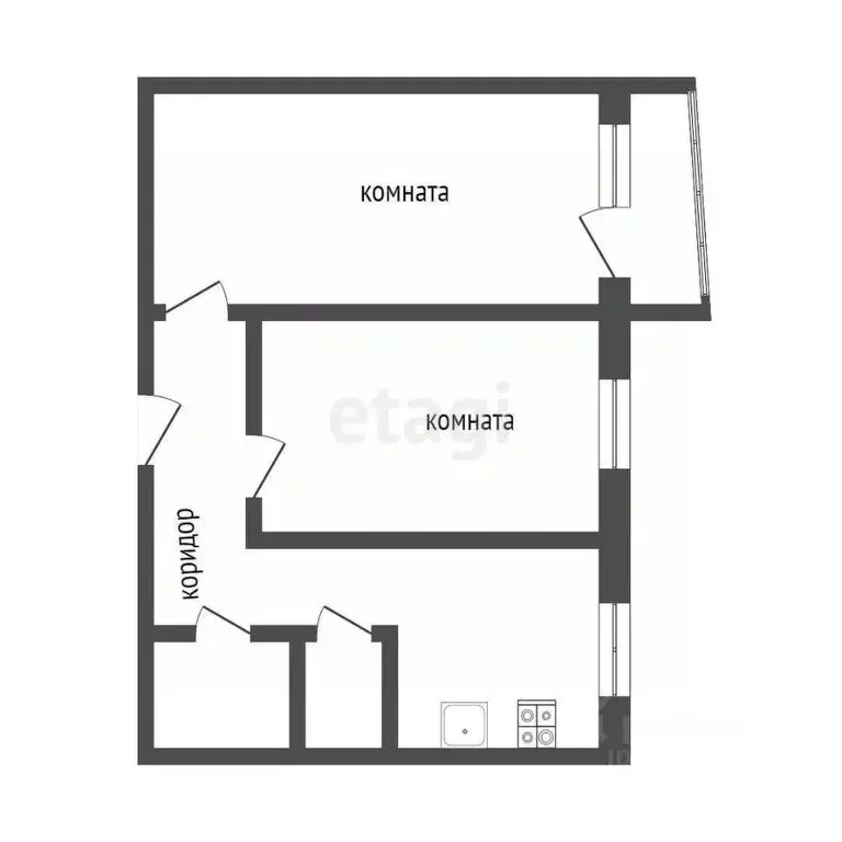 2-к кв. Воронежская область, Воронеж ул. Генерала Лизюкова, 65 (52.5 ... - Фото 2