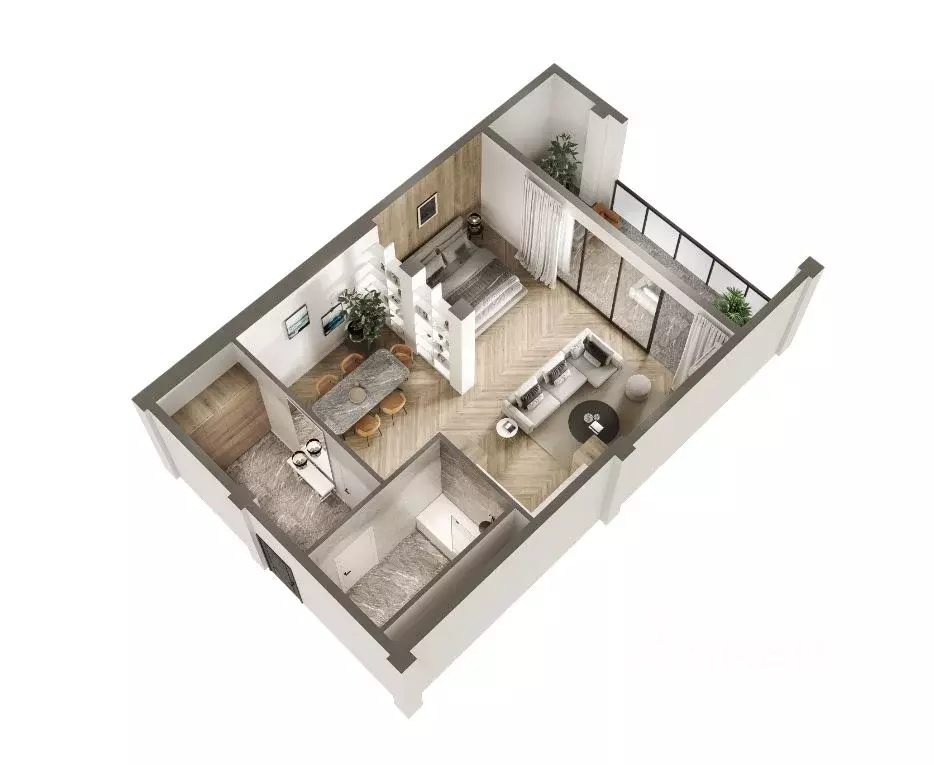 4-к кв. Севастополь ул. Пляж Омега, 39с1 (83.5 м) - Фото 1