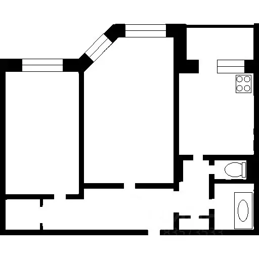 2-к кв. Москва ул. Наметкина, 9К3 (58.0 м) - Фото 2