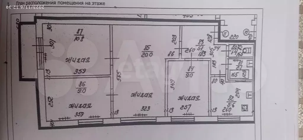 4-к. квартира, 63 м, 3/5 эт. - Фото 0