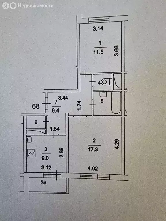 2-комнатная квартира: Москва, улица Дыбенко, 36к3 (54 м) - Фото 0