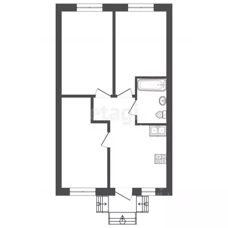 Таунхаус в Ростовская область, Мясниковский район, Красный Крым хут. ... - Фото 2