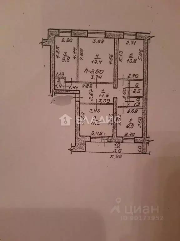 4-к кв. Башкортостан, Стерлитамак ул. Николаева, 4А (79.6 м) - Фото 2