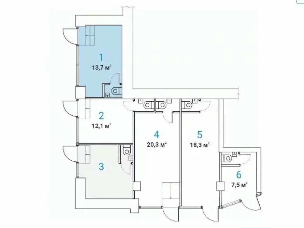 Торговая площадь в Москва просп. Мира, 97 (14 м) - Фото 2