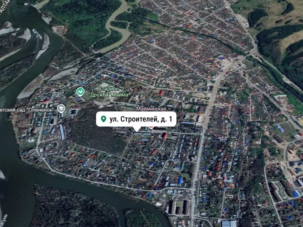 1-к кв. Алтай, Майминский район, с. Майма ул. Строителей, 1 (26.7 м) - Фото 2