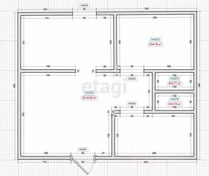 Дом в Ингушетия, Назрань ул. Богатырева (300 м) - Фото 1