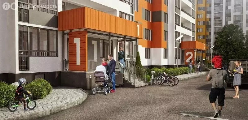 3-комнатная квартира: Тюмень, улица Василия Подшибякина, 12 (82 м) - Фото 1