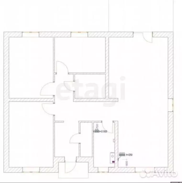 Дом в Калужская область, Ферзиковский муниципальный округ, Грабцево ... - Фото 1