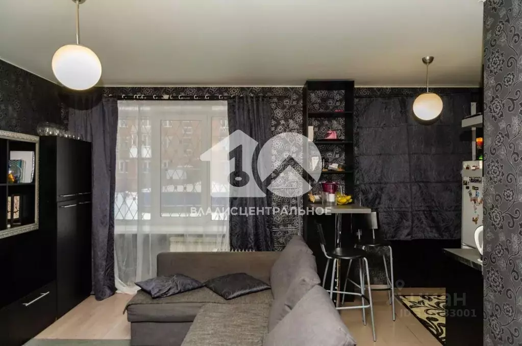 Студия Новосибирская область, Новосибирск Каменская ул., 84В (30.0 м) - Фото 1