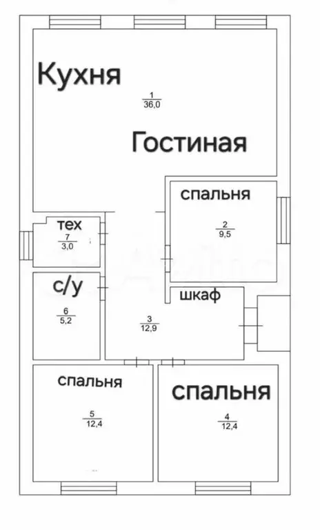 Дом 94 м на участке 6 сот. - Фото 0