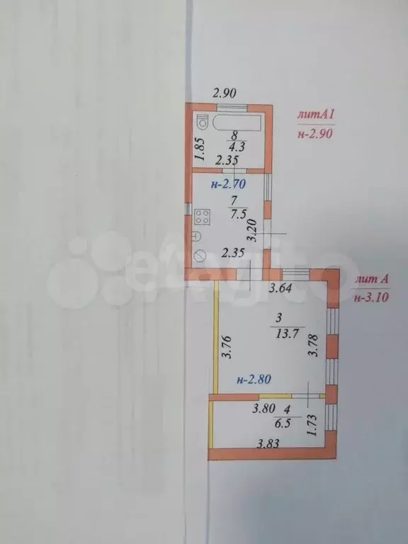 Дом 33 м на участке 1,5 сот. - Фото 1