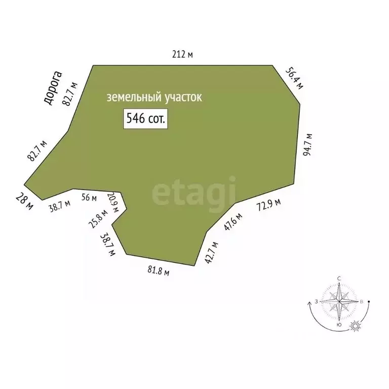 Участок в Вологодская область, Кирилловский муниципальный округ, д. ... - Фото 2