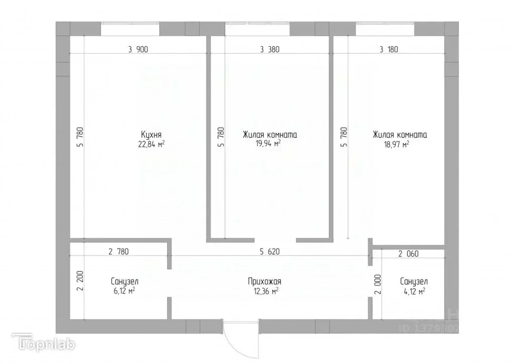 2-к кв. Кабардино-Балкария, Нальчик просп. Ленина, 1К (86.67 м) - Фото 2