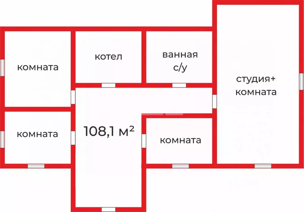 Коттедж в Челябинская область, Красноармейский район, Баландинское ... - Фото 1