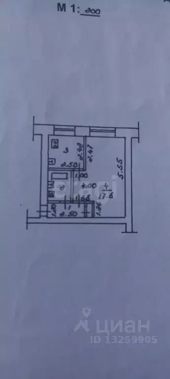 1-к кв. Липецкая область, Липецк просп. Победы, 53 (30.4 м) - Фото 1