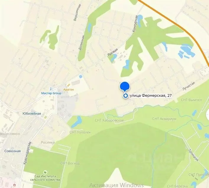 Участок в Хабаровский край, Хабаровск Фермерская ул., 27 (10.0 сот.) - Фото 1
