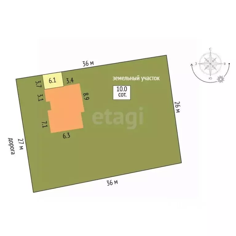 Дом в Воронежская область, Борисоглебск Бланская ул., 65 (107 м) - Фото 1