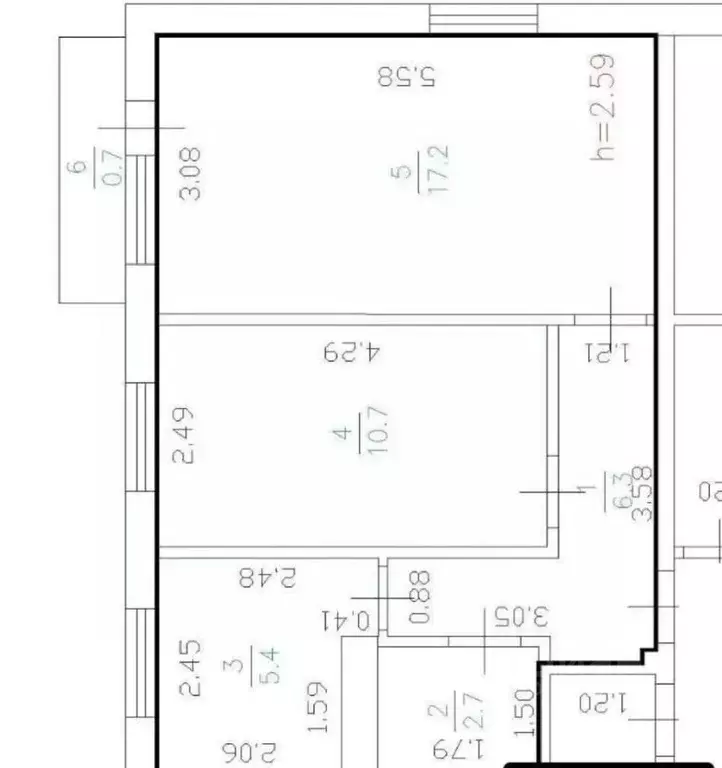 2-к кв. Нижегородская область, Богородск ул. Туркова, 13А (42.3 м) - Фото 2