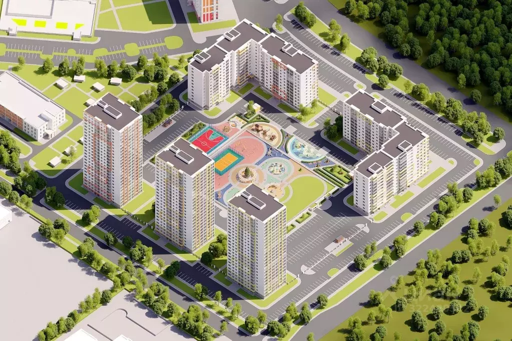 2-к кв. Башкортостан, Уфа Затон-Восточный жилрайон, Новаленд мкр,  ... - Фото 2