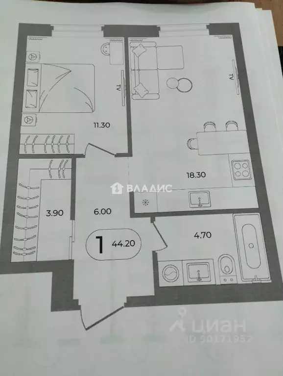 2-к кв. Башкортостан, Стерлитамак ул. Артема, 151А (56.6 м) - Фото 2
