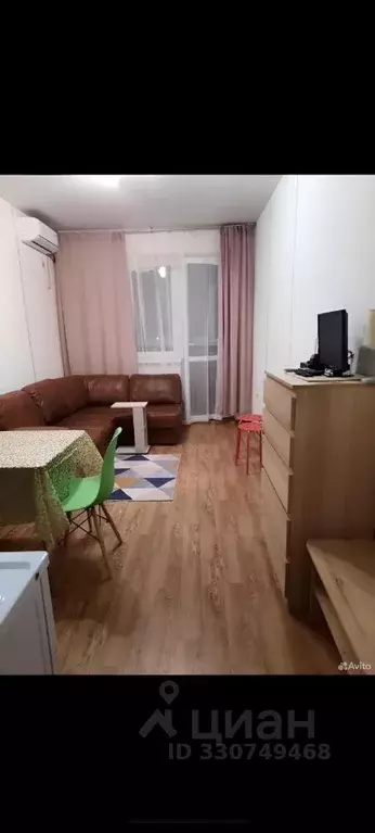 Студия Краснодарский край, Краснодар ул. Командорская, 3к1 (26.0 м) - Фото 1