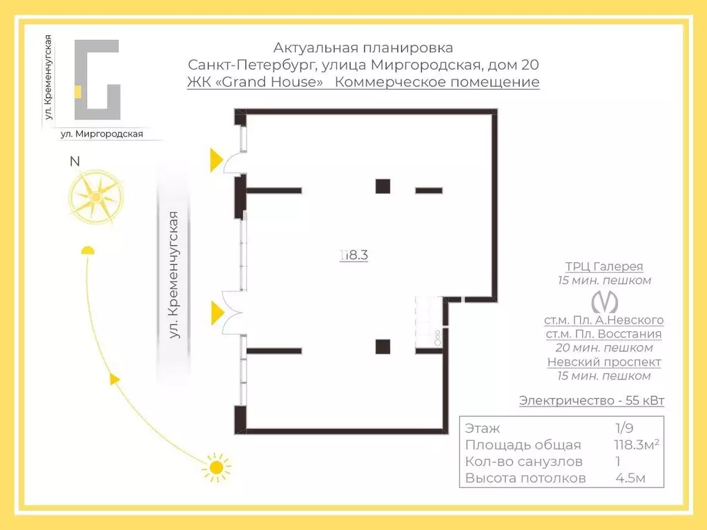 Помещение свободного назначения в Санкт-Петербург Миргородская ул., 20 ... - Фото 0