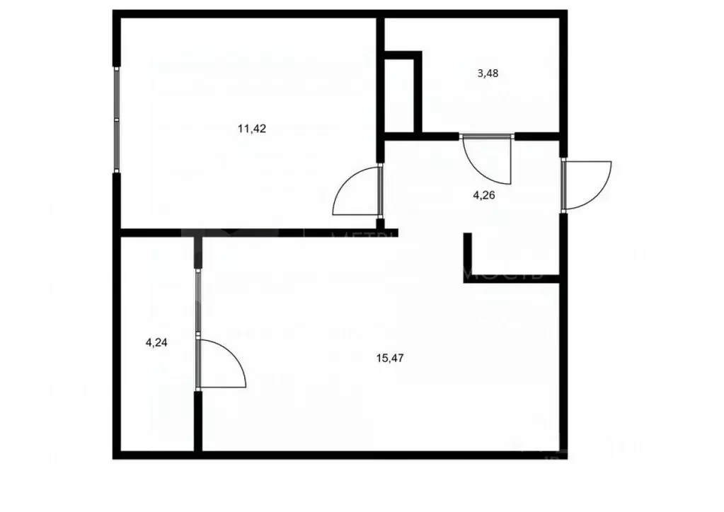 1-к кв. Тюменская область, Тюмень ул. Фармана Салманова, 8 (34.8 м) - Фото 2