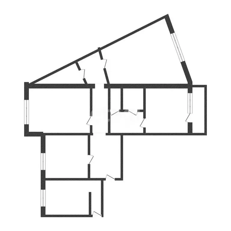4-комнатная квартира: Курган, жилой район Заозёрный, 6-й микрорайон, 7 ... - Фото 1