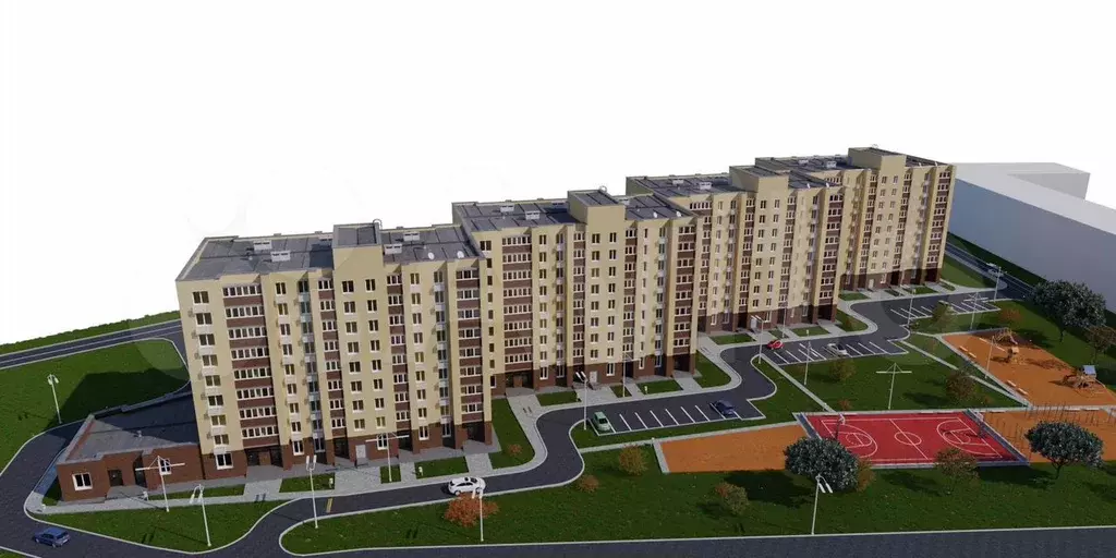 1-к. квартира, 40,7 м, 7/9 эт. - Фото 0