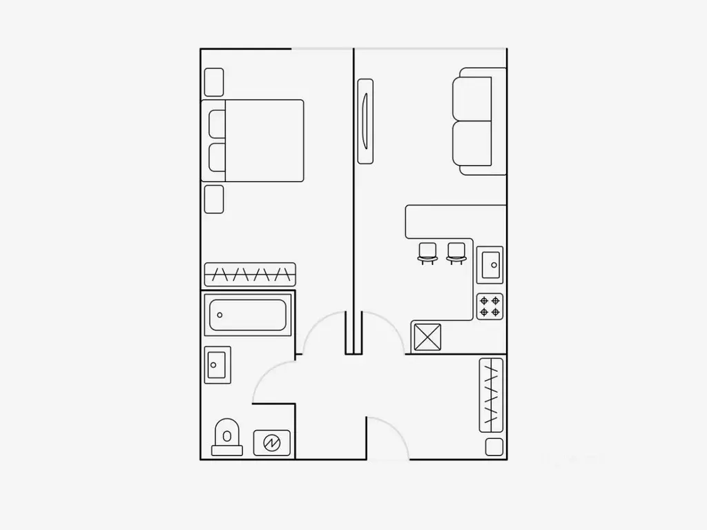 2-к кв. Москва ул. Василисы Кожиной, 13 (45.0 м) - Фото 2