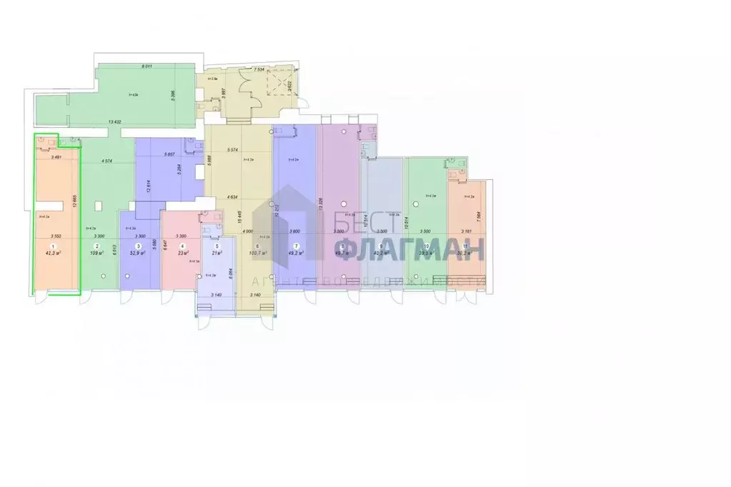 Помещение свободного назначения в Москва ул. Красная Пресня, 12 (42 м) - Фото 2