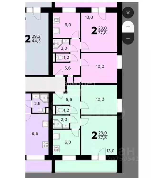2-к кв. Москва Палехская ул., 9К1 (39.0 м) - Фото 2