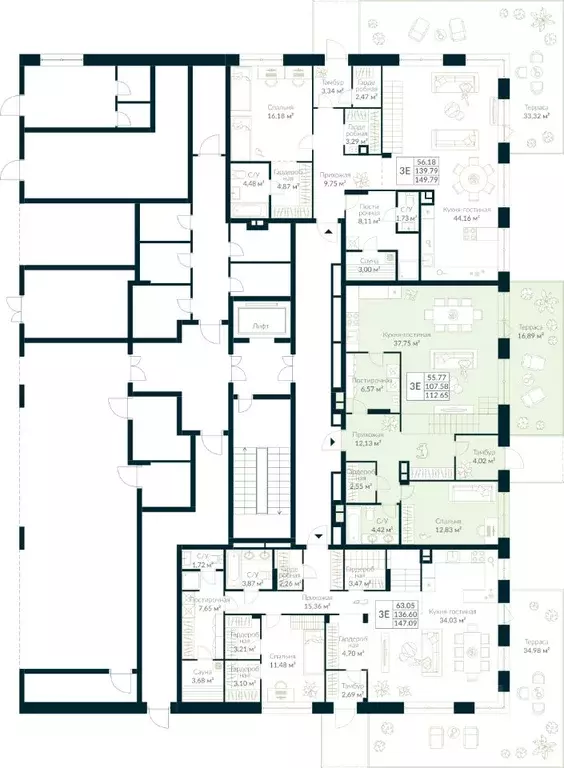 2-к кв. Башкортостан, Уфа Глумилино жилрайон, Урман Сити жилой ... - Фото 2