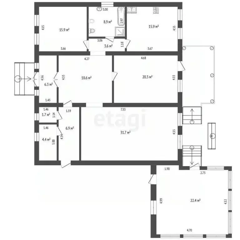 Дом в Севастополь, Севастополь, Балаклава г. ул. Вечерняя, 4 (230 м) - Фото 2