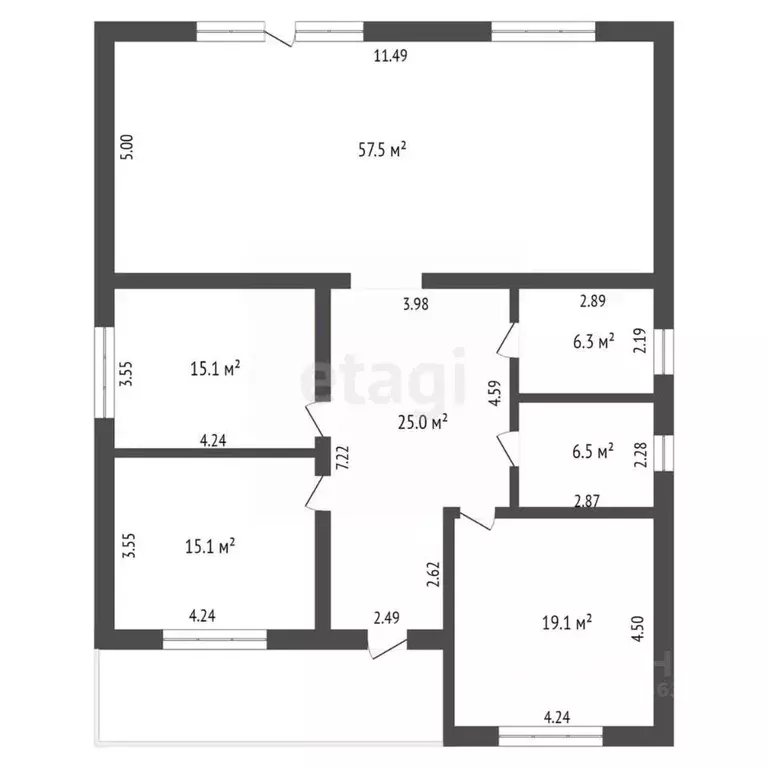 Дом в Ханты-Мансийский АО, Сургутский район, Барсово городское ... - Фото 2