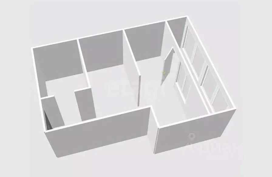 1-к кв. Сахалинская область, Южно-Сахалинск просп. Мира, 300к6 (34.0 ... - Фото 2