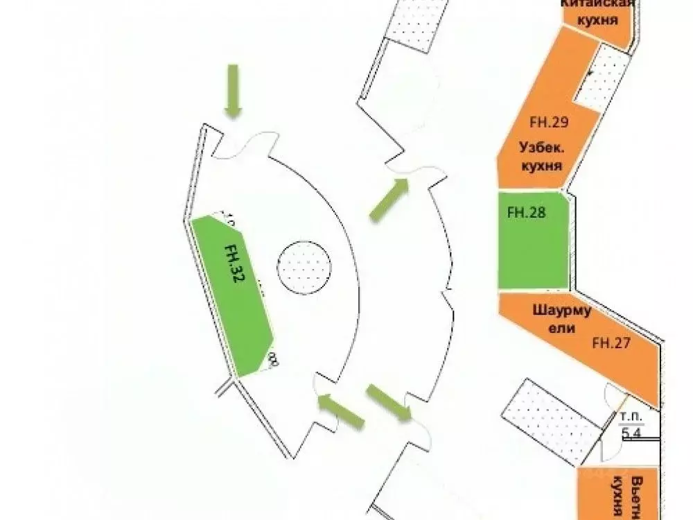 Торговая площадь в Москва наб. Пресненская, 12 (12 м) - Фото 2