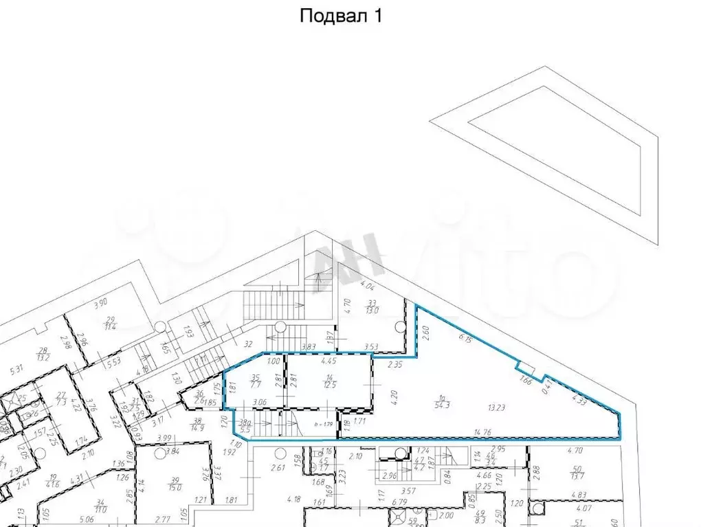 Аренда (ПСН) пл. 253.9 м2 м. Театральная в цао - Фото 1