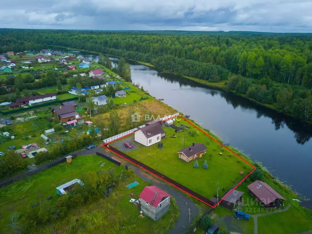 Дом в Карелия, Кондопожский район, Кончезерское с/пос, д. Большое ... - Фото 2