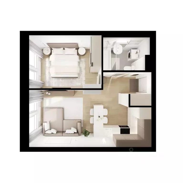 1-к кв. Московская область, Котельники Парковый мкр, Белая Дача Парк ... - Фото 2