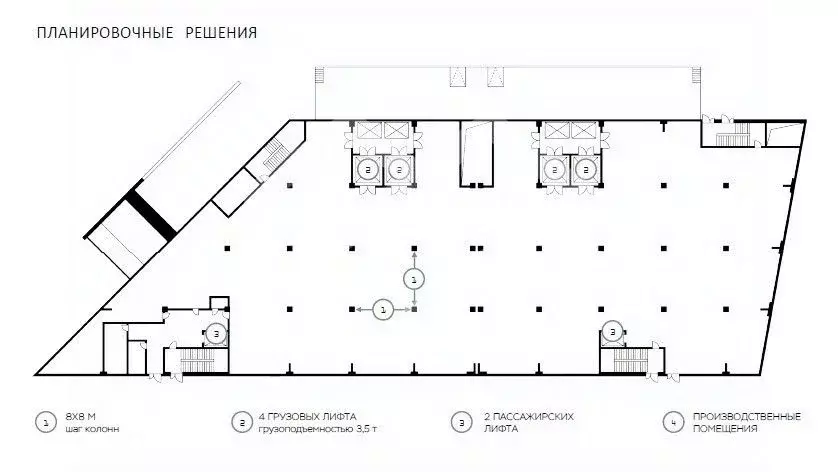 Производственное помещение в Москва Рябиновая ул., 44 (1800 м) - Фото 2