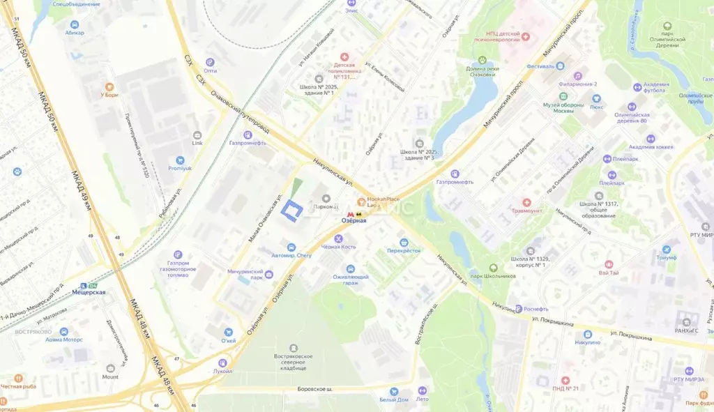 1-к кв. Москва Страна Озерная жилой комплекс (40.47 м) - Фото 2